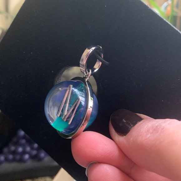 🔥SALE🔥Authentic BURBERRY Silver M crystal ball KEY/Charm/pendant - Picture 11 of 13